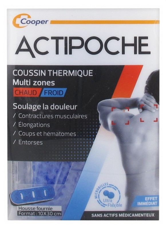 Actipoche Chaud Froid Modèle Multi Zones 10x30cm